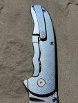 Grimsmo Norseman Ice Blue Folding Knife #3700