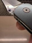 Grimsmo Norseman Ice Blue Folding Knife #3700