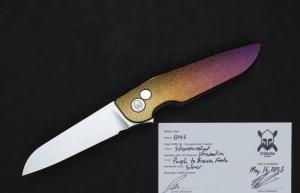 Grimsmo Fjell Integral Button Lock Knife #0146