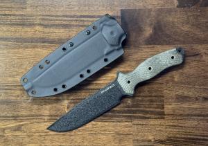 Busse Combat Rodent 6 Knife with Black Micarta