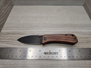 WE Banter Folding Knife with Cuibourtia Wood Handle