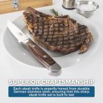 Viking Steak Knife Set with Pakkawood Handles