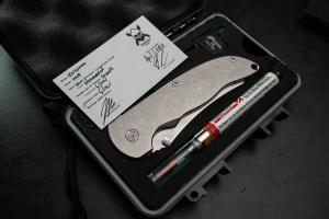 Grimsmo Norseman #3449 Stonewashed Titanium Knife