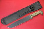 Busse Combat SHBM Black Blade with Micarta Handle