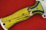 Busse Team Gemini Saber Knife - G10 Yellow Maple