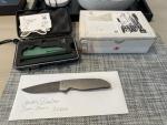 Grimsmo Rask #665 Acid Etched Titanium Knife