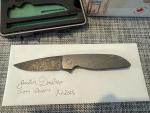 Grimsmo Rask #665 Acid Etched Titanium Knife