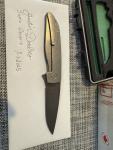 Grimsmo Rask #665 Acid Etched Titanium Knife
