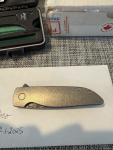 Grimsmo Rask #665 Acid Etched Titanium Knife