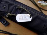 Original Jerry Busse Steel Heart Knife + Dog Tag