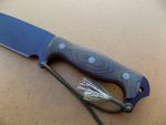 Original Jerry Busse Steel Heart Knife + Dog Tag