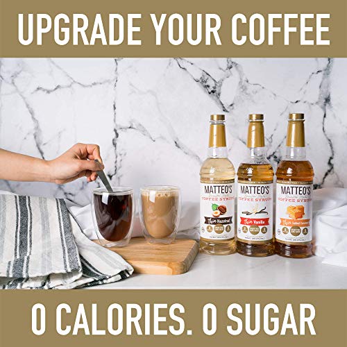 Matteo's Keto-Friendly Barista Style Coffee Syrup, Thin S'more