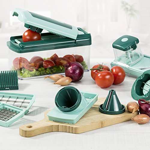 Genius 16-Piece Nicer Dicer Fusion | Keto Diet Kitchen Essentials