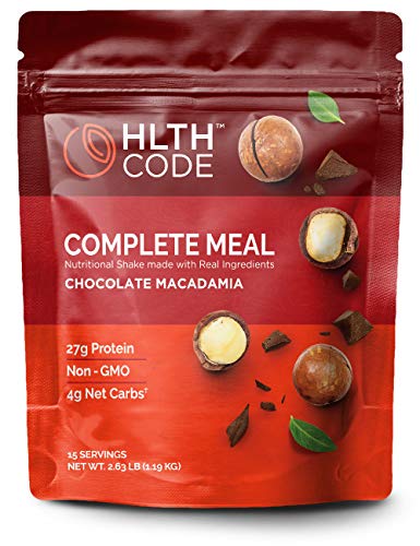 Healthiest Keto Meal Replacement Shake: Chocolate Macadamia (15 servings)
