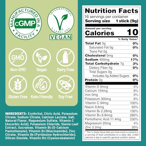 Keto Electrolyte Powder: Hydration & Recovery | 16 Sticks