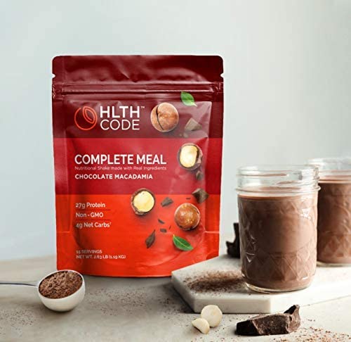 Healthiest Keto Meal Replacement Shake: Chocolate Macadamia (15 servings)