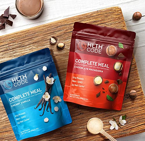 Healthiest Keto Meal Replacement Shake: Chocolate Macadamia (15 servings)