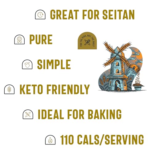 Keto-Friendly Vital Wheat Gluten Flour | High Protein, All-Natural