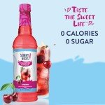 Jordan's Skinny Mixes Cherry Sugar Free Syrup, Keto-Friendly