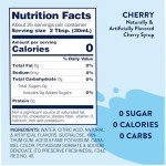 Jordan's Skinny Mixes Cherry Sugar Free Syrup, Keto-Friendly