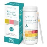 Ketone, pH, Uric Acid Test Strips - 100ct