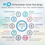 Dog & Cat Urine Test Strips, 10 Parameters