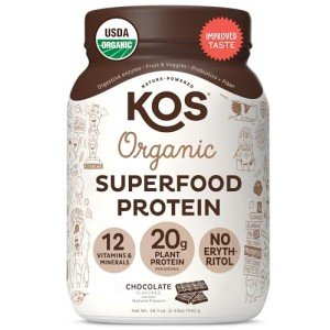KOS Vegan Chocolate Protein Powder – Keto Friendly