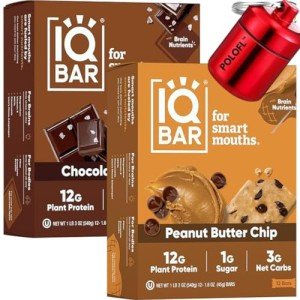 Keto Protein Bars Bundle: Chocolate Sea Salt & Peanut Butter