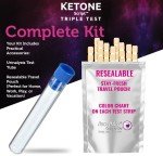 50ct Triple Test Ketone Strips - Complete Kit