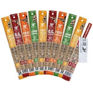Keto-Friendly Jerky Variety Pack – 10 Count