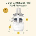 Keto-Friendly Food Processor with Various Attachments (White)