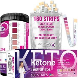 Ketone Urine Test Strips - 160 Count Kit