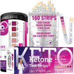 Ketone Urine Test Strips - 160 Count Kit