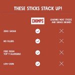 CHOMPS Keto Turkey Pepperoni Jerky Meat Sticks 10-Pack