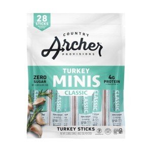 Turkey Jerky Sticks - Rosemary Flavor, Keto Snack