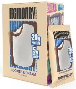 Legendary Foods Keto Cookies and Cream Snack Bars