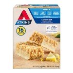 Atkins Lemon Protein Bars - Keto Friendly Snack