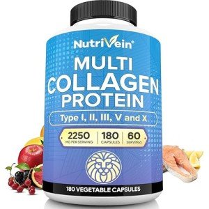 Nutrivein Multi Collagen Capsules - Anti-Aging + Health