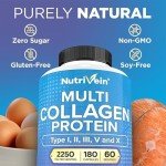 Nutrivein Multi Collagen Capsules - Anti-Aging + Health