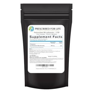 Pure USP Grade Potassium Bicarbonate Powder | 1 lb