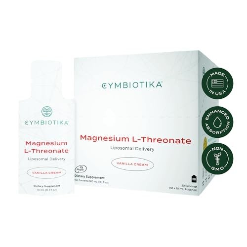 CYMBIOTIKA Magnesium L-Threonate: Focus & Memory Support