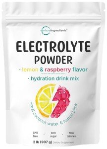 Keto-friendly Lemon Raspberry Hydration Powder - 2 lbs
