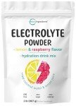 Keto-friendly Lemon Raspberry Hydration Powder - 2 lbs