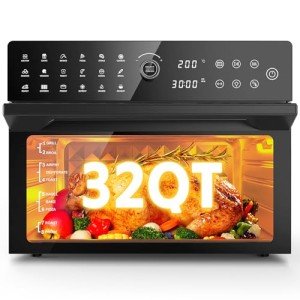 Extra Large 32QT Air Fryer Toaster Oven Combo