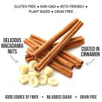 Cinnamon Macadamia Nuts: Keto Snack, Gluten-Free, Low Carb