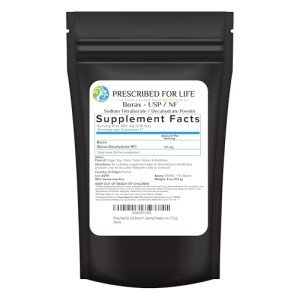 Pure USP-NF Grade Borax Powder for Keto Diets (4 oz)