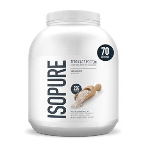 Isopure Zero Carb Unflavored Protein Powder, 4.5lb