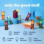 IQBAR Keto Sampler Pack - High Fiber Vegan Protein Bars