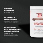 TB12 Plant-Based Protein Powder: Vegan, Low Carb, Chocolate