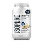 Isopure Zero Carb Whey Protein Isolate, Vanilla, 3lbs
